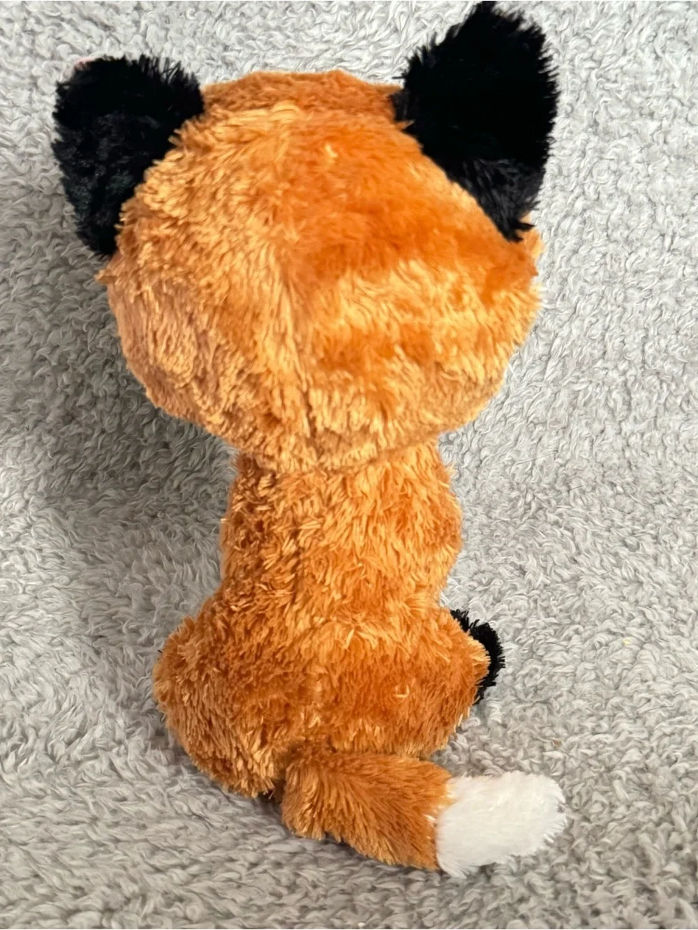 Ty Beanie Boos Slick the Fox Plush 9” Stuffed Animal Soft Toy Pink Glitter Eye